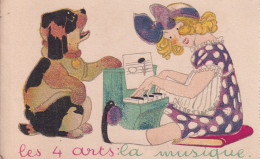 ILLUSTRATEUR(LES QUATRES ARTS) LA MUSIQUE(PIANO) - 1900-1949