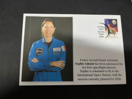 26-5-2024 (6 Z 14) France Female Astraunaut Sophie Adenot Will Fly For Mission To ISS During 2026 - Autres & Non Classés