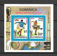 Dominica 1974 Football World Cup - WEST GERMANY MS MNH - 1974 – Allemagne Fédérale