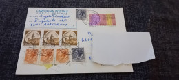 CARTOLINA  POSTALE LIRE 250 CON AGGIUNTA 8 FRANCOBOLLI 1983 - 1981-90: Storia Postale