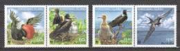 Christmas Island 2010 Mi 681-684 In Pairs MNH WWF - FRIGATEBIRD - Unused Stamps