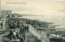 Cyprus Limassol Sponge Fishing Boats Ed Foscolo - Zypern