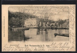 AK Bad Freienwalde A. O., Papenmühle Am Ufer  - Bad Freienwalde