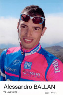CYCLISME: CYCLISTE : ALESSANDRO BALLAN - Cycling