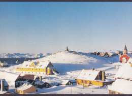 Greenland PPC Hans Egede Statue - NUUK, KNI 113 Polar Card (2 Scans) - Groenlandia