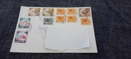 LETTERA CON 11 FRANCOBOLLI 1982 - 1981-90: Storia Postale