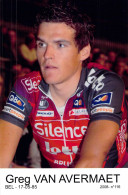 CYCLISME: CYCLISTE : GREG VAN AVERMAET - Cycling