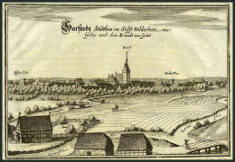 SARSTEDT, Gesamtansicht Nach Dem Brand, Kupferstich Von Merian Um 1645 - Stampe & Incisioni