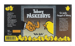 TUBORG - PASKEBRYG - "KYLLE LYLLE" -  75 Cl -  BIERETIKET  (BE 001) - Bière