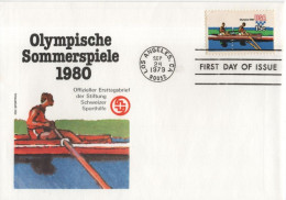 USA 1979 Summer Olympics Games 1980 Olympische Sommerspiele, Rowing, Canceled In Los Angeles - 1971-1980