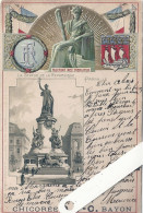 75 Paris XI  Statue De La République, Pub Chicorée D.V-C Bayon, Gaufrée  D 11.143 - Distretto: 11