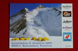 2001 Gasherbrum II Expedition Signed  R. Eckhardt Mountaineering Himalaya Escalade Alpinisme - Sportspeople