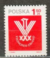 POLAND MNH ** 2150 Congrès De L'association Des Combattants Pour La Liberté Et La Démocratie - Nuevos