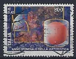 Italy 2000  Jahr Der Mathematik  (o) Mi.2726 - 1991-00: Usados