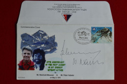 Signed R. Messner W. Nairz SP Cover Everest Without  Oxygen Himalaya Mountaineering Escalade Alpinisme - Sportspeople