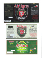 AFFLIGEM - BROUWERIJ DE SMEDT - OPWIJK - 3 BIERETIKETTEN  (BE 010) - Bière