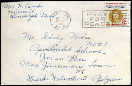 USA - Cover From Randolph Massacusetts To Kalmthout Belgium - Lettres & Documents