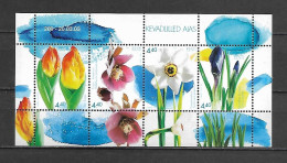 Estonia 2003 Spring Flowers MS MNH - Autres & Non Classés
