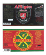 AFFLIGEM - BROUWERIJ DE SMEDT - OPWIJK - 2 BIERETIKETTEN  (BE 011) - Beer