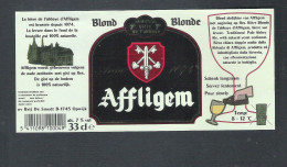 BROUWERIJ DE SMEDT - OPWIJK - AFFLIGEM BLOND  -  1 BIERETIKET  (BE 012) - Bière