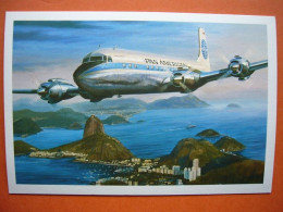 Avion / Airplane / PAN AMERICAN / Douglas DC-7 / Seen At Rio De Janeiro  /1959 - 1946-....: Ere Moderne