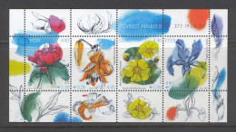 Estonia 2007 Summer Garden Flowers MS MNH - Estonie