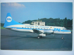 Avion / Airplane / EAT - EUROPEAN AIR TRANSPORT / Convair CV580 /  Airline Issue - 1946-....: Moderne