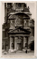 CPA  9 X 14  PARIS   L'Eglise St-Etrienne Du-Mont (détail De La Façade - Churches