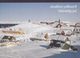 Greenland PPC Kirke I Kolonihavnen, Godthåb Church Eglise KGH J-10 Polar Card (2 Scans) - Greenland