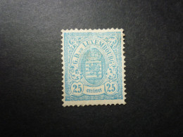 Luxemburg Luxembourg Armoiries 1880 Mi 43B *, RARR!! - 1859-1880 Armoiries