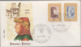 ITALIA - ITALIE - ITALY - 1974 - 6º Centenario Della Morte Di Francesco Petrarca - FDC Roma - FDC