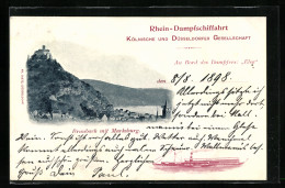 AK Dampfer Elsa, Rhein-Dampfschiffahrt, Braubach Mit Marksburg  - Otros & Sin Clasificación