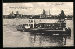 AK Stralsund, Trajektschiff Petrus Auf Der Überfahrt Von Stralsund Nach Rügen  - Otros & Sin Clasificación