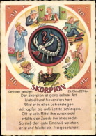 Artiste CPA Sternzeichen Skorpion, Scorpio, 24. Oktober Bis 22. November - Other & Unclassified