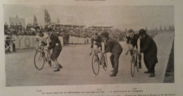 1904 VELOCIPEDIE - LE GRAND PRIX DE LA RÉPUBLIQUE AU PARC DES PRINCES - THUAU - PICARD - RUTT - LA VIE ILLUSTRÉE - Tijdschriften - Voor 1900