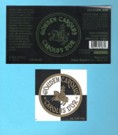 GOUDEN CAROLUS  -  2 BIERETIKETTEN (BE 020) - Bier