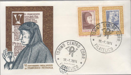 ITALIA - ITALIE - ITALY - 1974 - 6º Centenario Della Morte Di Francesco Petrarca - FDC Filagrano - FDC