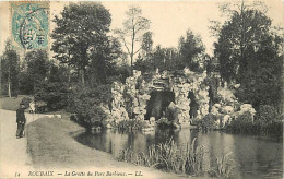 59 - Roubaix - Le Parc Barbieux - La Grotte - Animée - Oblitération Ronde De 1906 - CPA - Voir Scans Recto-Verso - Roubaix