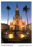 Martinique - Fort De France - Cathédrale Saint Louis - Vue De Nuit - Fontaine - CPM - Carte Neuve - Voir Scans Recto-Ver - Fort De France