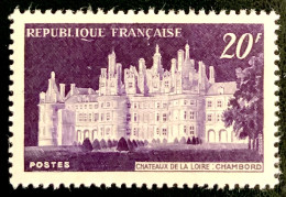 1952 FRANCE N 924 - CHÂTEAUX DE LA LOIRE CHAMBORD - NEUF** - Nuevos