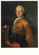 Art - Peinture Histoire - Leopold Mozart - Der Water Wolfgang Amadeus Mozart - Portrait - Unsigniertes Dlbild Nach 1756  - Historia