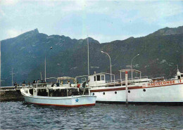 Bateaux - Bateaux Promenade - Aix Les Bains - Un Coin Du Port Et La Dent Du Chat - CPM - Voir Scans Recto-Verso - Other & Unclassified