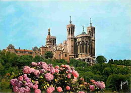 69 - Lyon - Basilique Notre Dame De Fourvière - Fleurs - Carte Neuve - CPM - Voir Scans Recto-Verso - Autres & Non Classés