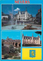 58 - Nevers - Multivues - Blasons - CPM - Voir Scans Recto-Verso - Nevers