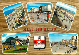 59 - Malo Les Bains - Multivues - Automobiles - Blasons - Rosalies - Carte Neuve - CPM - Voir Scans Recto-Verso - Malo Les Bains