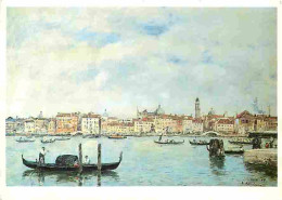 Art - Peinture - Louis Eugène Boudin - Venise - Quai Des Esclavons - CPM - Voir Scans Recto-Verso - Peintures & Tableaux