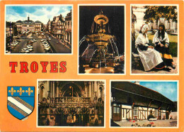 10 - Troyes - Multivues - Blasons - Folklore - CPM - Carte Neuve - Voir Scans Recto-Verso - Troyes