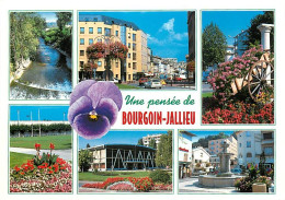 38 - Bourgoin Jallieu - Multivues - Fleurs - Automobiles - Carte Neuve - CPM - Voir Scans Recto-Verso - Bourgoin