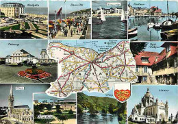 14 - Calvados - Multivues - Blasons - Carte Géographique Michelin - CPM - Voir Scans Recto-Verso - Sonstige & Ohne Zuordnung