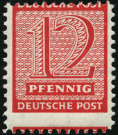 WEST-SACHSEN 119AX **, 1945, 12 Pf. Mügeln, Wz. X, Pracht, Gepr. Dr. Jasch, Mi. 70.- - Other & Unclassified